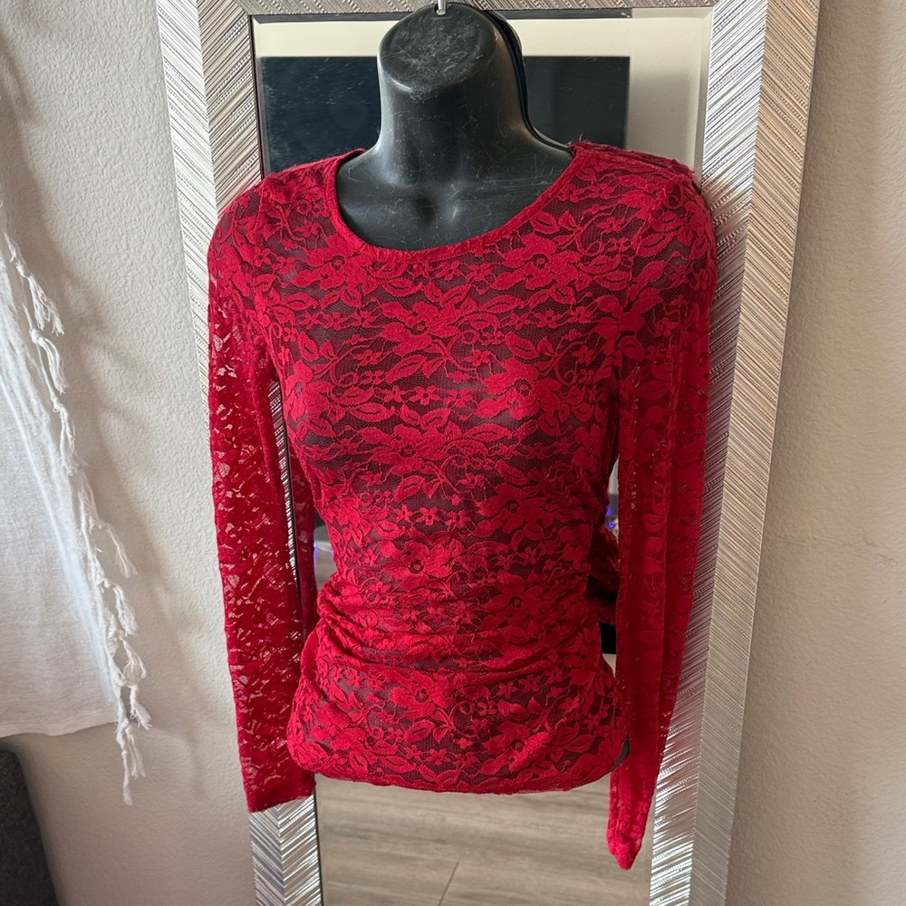 Elegant lace blouse